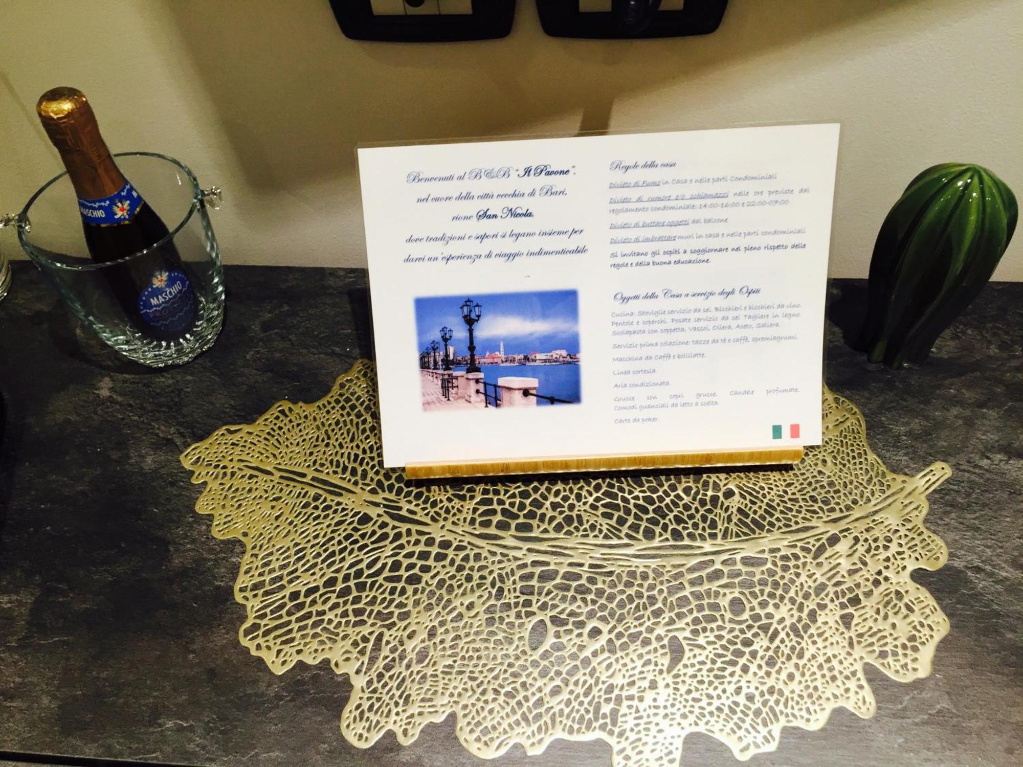 Il Pavone Bed & Breakfast Bari Eksteriør bilde